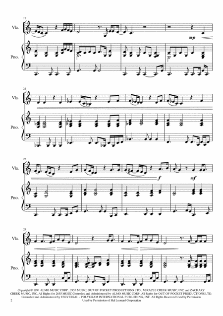 Everything I Do I Do It For You Viola Solo Page 2