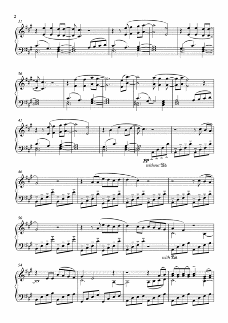 Everything I Wanted Billie Eilish Solo Piano Intermediate Level Page 2