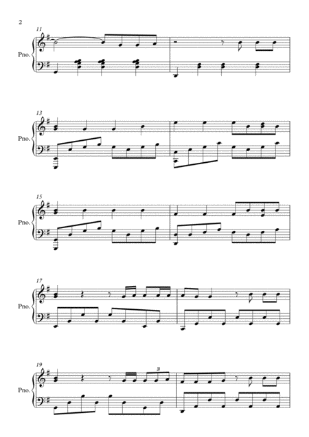 Faded By Alan Walker Piano Page 2