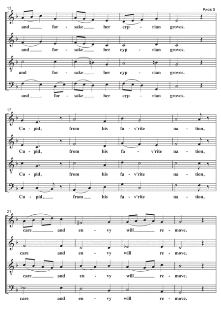 Fairest Isle Satb A Cappella Page 2