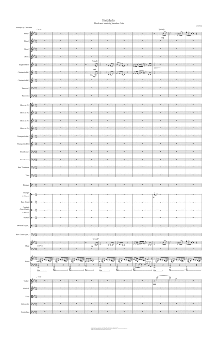 Faithfully By Journey Words And Music By Jonathan Cain Page 2