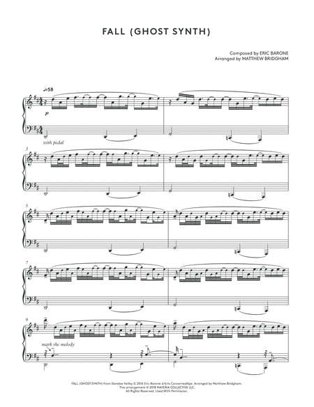 Fall Ghost Synth Stardew Valley Piano Collections Page 2