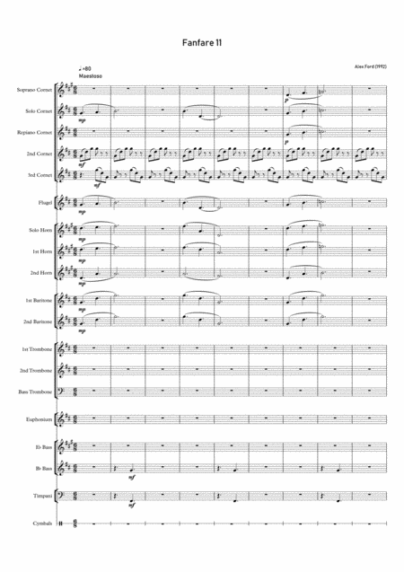 Fanfare 11 For Brass Band Page 2