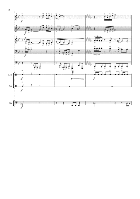 Fanfare Hollywood Style For Brass Quintet Page 2