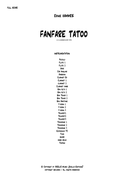 Fanfare Tattoo Page 2