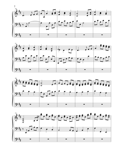 Fantasia For Christmas Organ Page 2