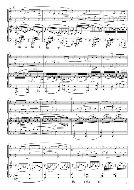 Fantasiestucke Op 88 Iii Duett For Alt Saxophone Tenor Saxophone Piano Page 2