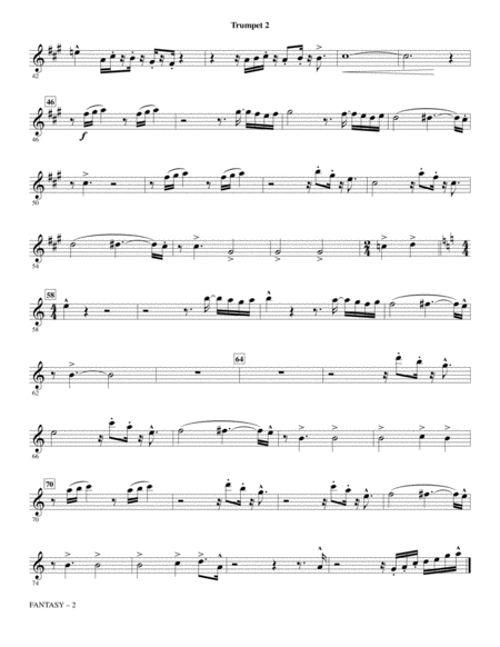 Fantasy Arr Mac Huff Trumpet 2 Page 2