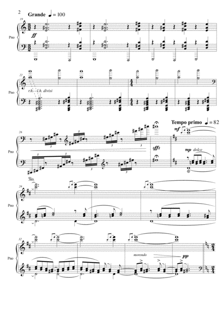 Fantasy For Piano 1969 Page 2