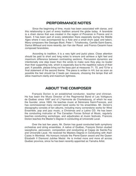 Farandole Conductor Score Full Score Page 2