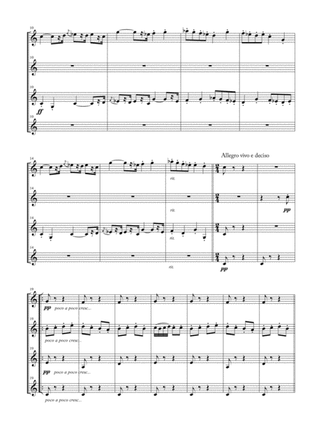 Farandole From L Arlesienne Suite No 2 For Clarinet Quartet Page 2