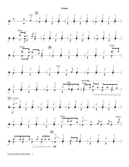 Fascinating Rhythm From Lady Be Good Arr Ed Lojeski Drums Page 2