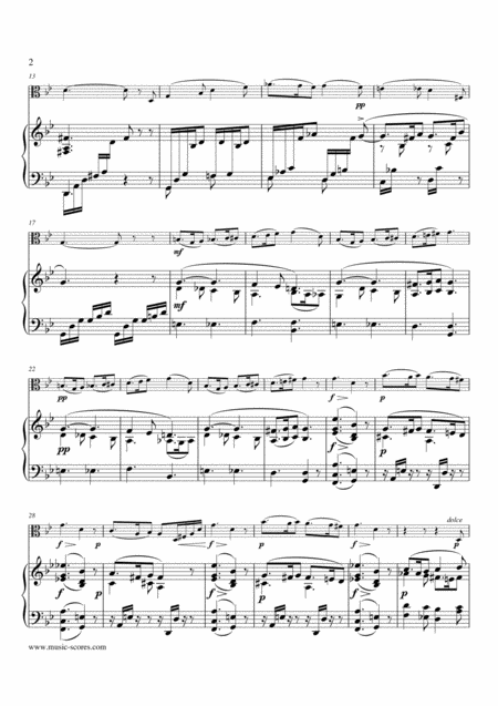 Faur Sicilienne Viola And Piano Page 2