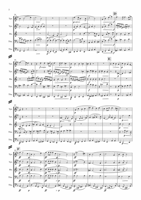 Faure Requiem Op 48 A Selection Of 3 Pieces I Introit Et Kyrie Iv Pie Jesu Vi Libera Me Brass Quintet Page 2