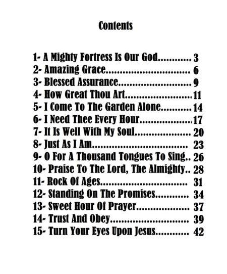 Favorite Hymns On Piano Volume I A Collection Of Fifteen Piano Solos Page 2
