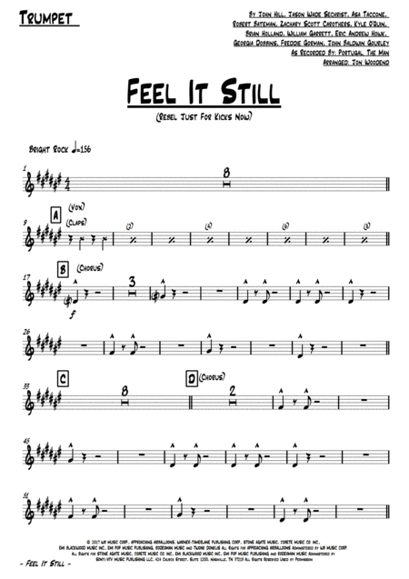 Feel It Still 7 Piece Pop Rock Chart Page 2