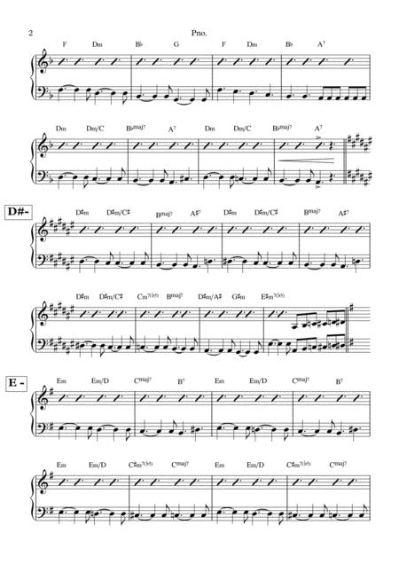 Feeling Good Arrangement For Accompaniment In Dm For Piano Page 2