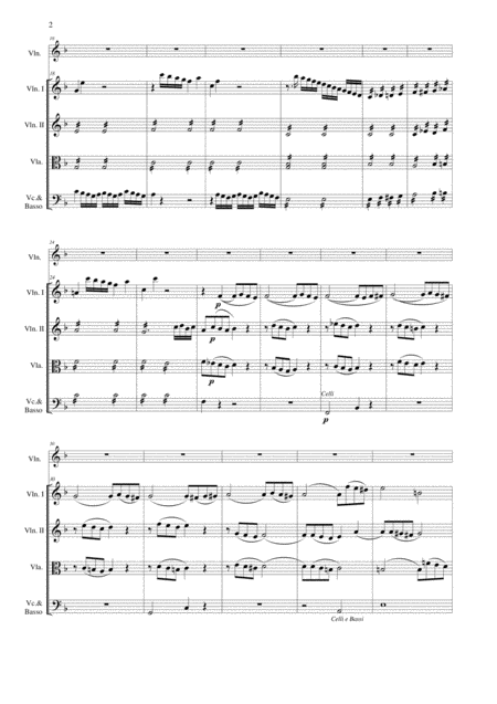 Felix Mendelssohn Flute Concerto In D Minor Full Score And Parts Page 2