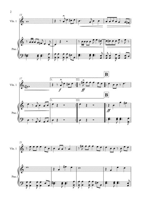 Feliz Navidad For Solo Violin And Piano Page 2