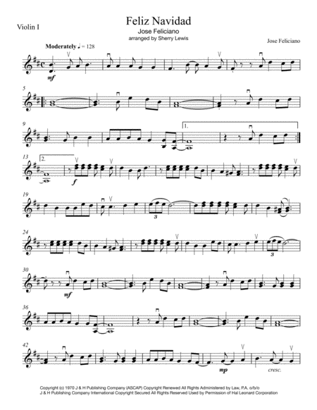 Feliz Navidad String Trio For String Trio Page 2