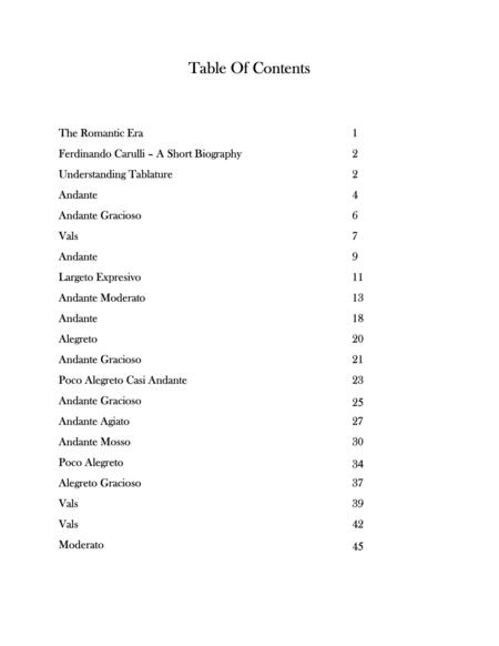 Ferdinando Carulli Second Edition Book 2 18 Little Pieces Dieciocho Pequeas Piezas Opus 211 In Tablature And Modern Notation For Baritone Ukulele Page 2