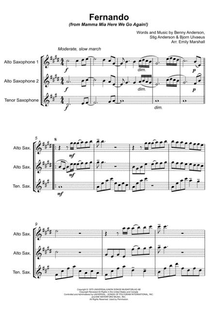 Fernando For Saxophone Trio Page 2