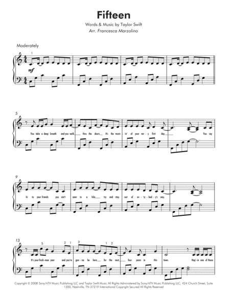 Fifteen Intermediate Piano Page 2