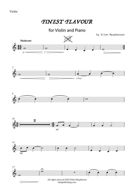 Finest Flavour Violin And Piano Page 2