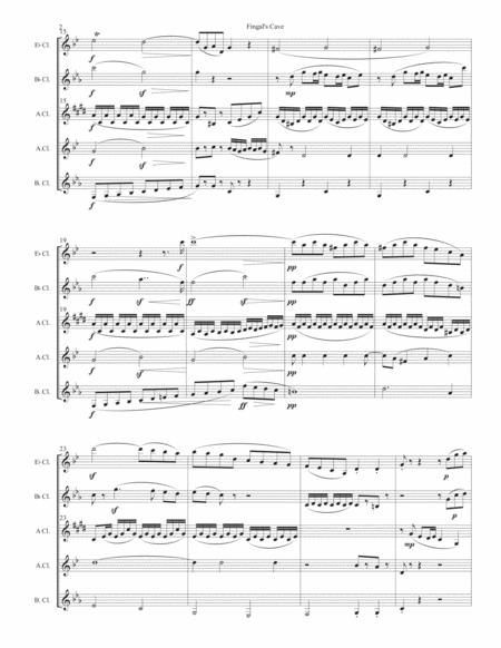 Fingals Cave For Clarinet Quintet Page 2