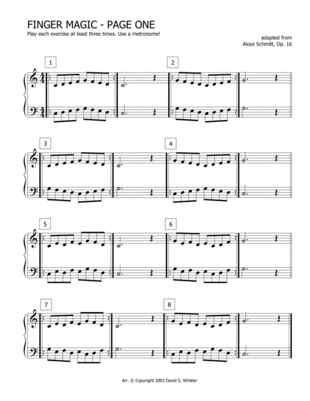 Finger Magic Technical Exercises For The Piano Page 2
