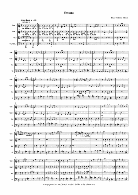 Finjazzia Finlandia Jazz Style String Quartet Page 2