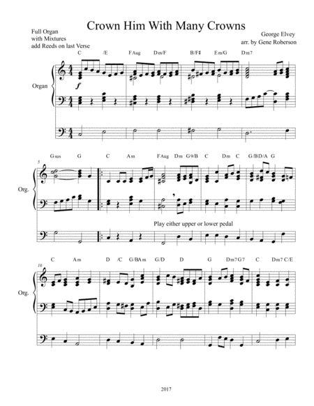 Five Hymn Accompaniments For Organ Page 2