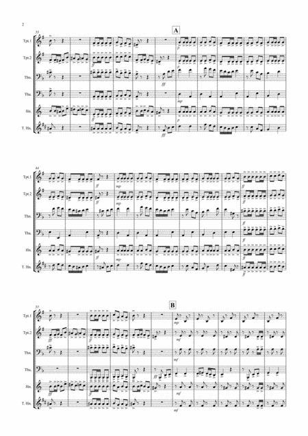 Flamenco Fantastico For Brass Quartet Page 2