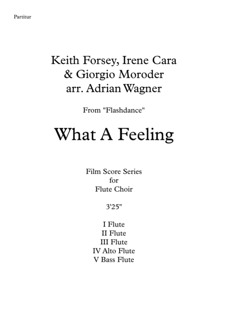 Flashdance What A Feeling Flute Choir Arr Adrian Wagner Page 2