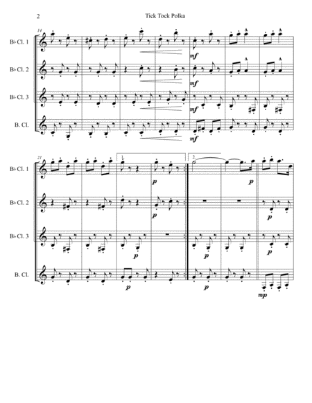 Fledermaus Tick Tock Polka Page 2