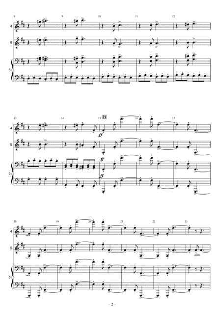 Flex Ensemble An Die Freude From 4th Movement Of 9th Symphony Page 2