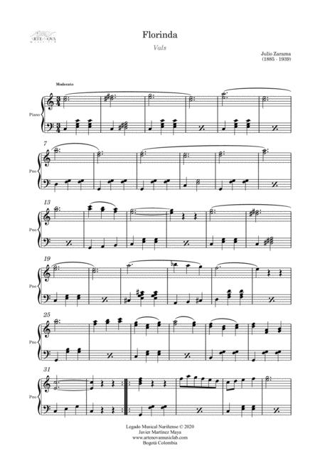 Florinda Vals For Piano Music From Latin America Page 2