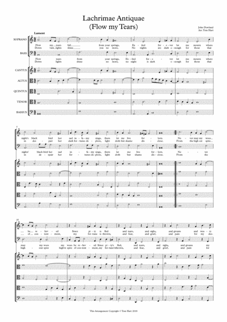 Flow My Tears Viol Consort With Optional Voices Page 2