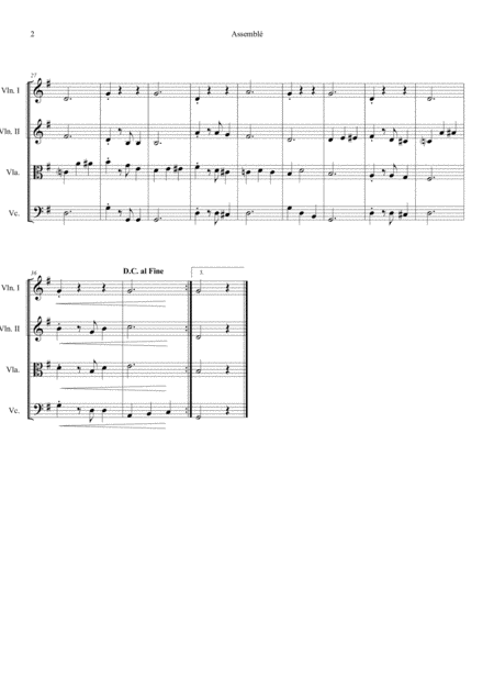 Flower Duet From Lakme For Saxophone Quartet Page 2