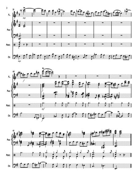 Fluffy Bang For Flute And Piano Jazz Trio Page 2