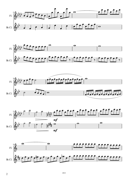 Flute Clarinet Duet No 2 Page 2