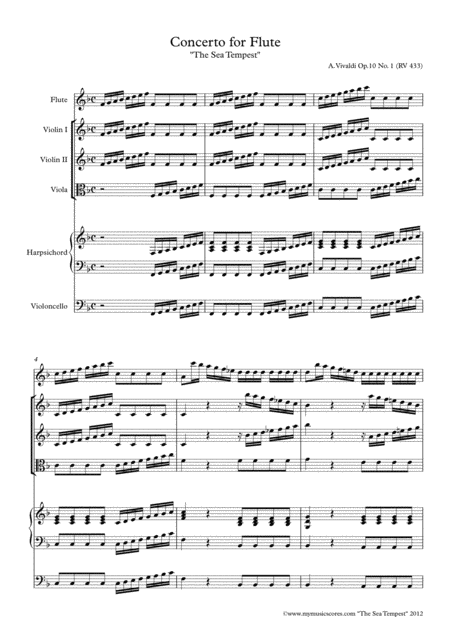 Flute Concerto Op 10 No 1 Page 2