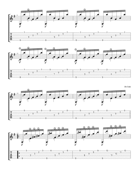 Flying Over The Waves Etude Page 2