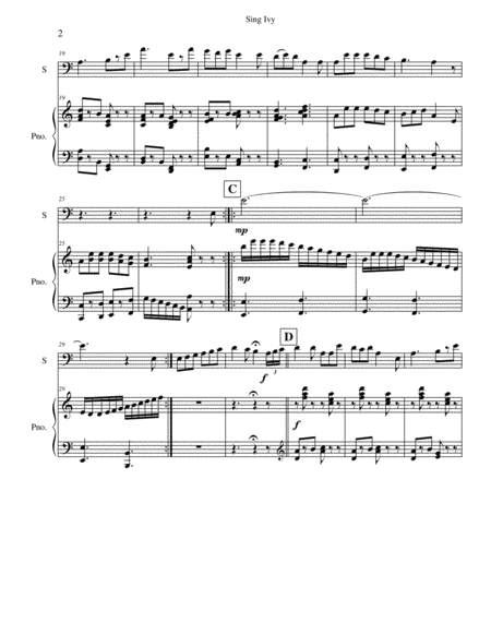 Folk Songs For Young Folks Vol 1 String Bass And Piano Page 2