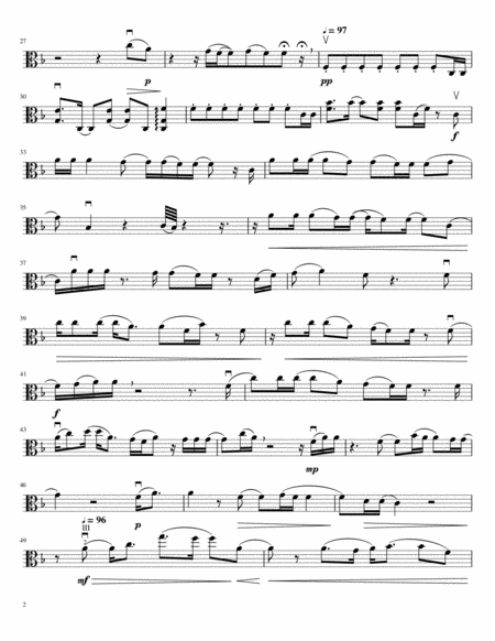 For Forever Viola Solo Dear Evan Hansen No Piano Accompaniment Page 2
