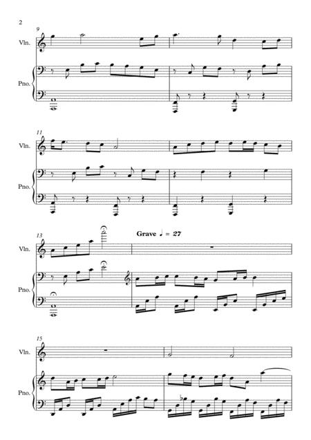 For The Love Of A Princess Breaveheart Theme For Violin Piano Page 2