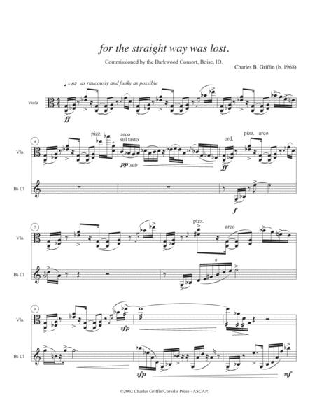 For The Straight Way Was Lost Bass Clarinet Viola Duet Page 2