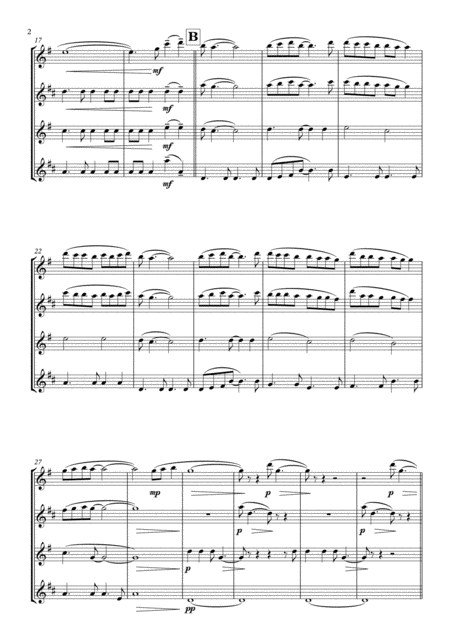 For Your Eyes Only For Saxophone Quartet Page 2