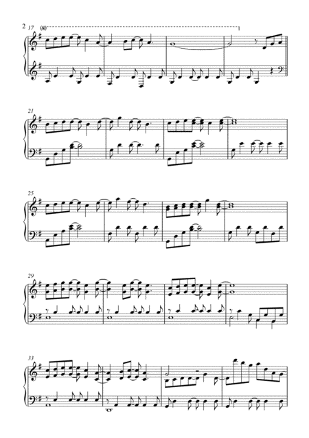 Forrest Gump Theme Easy Piano Page 2