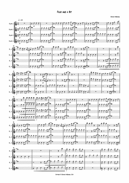 Four And A Bit Flute Quartet Page 2